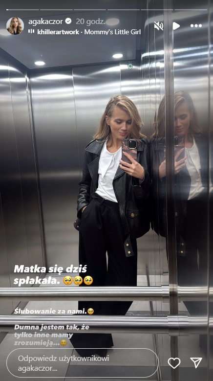 Agnieszka Kaczorowska na Instagramie